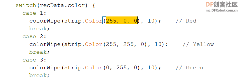 用Beetle ESP32-C3做一个彩虹灯图35