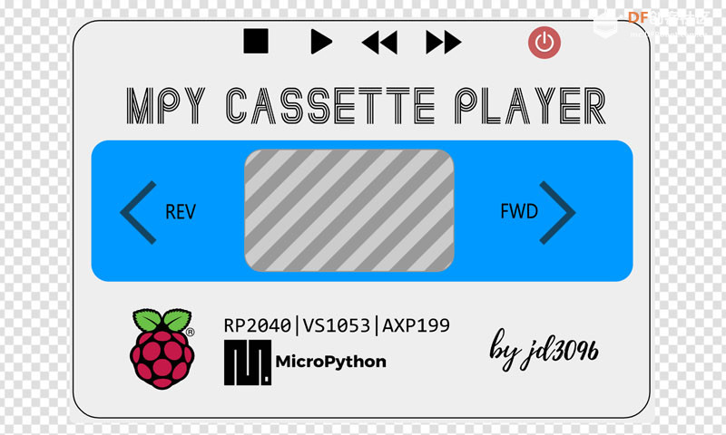 用树莓派PICO做一个复古迷你磁带播放器图4