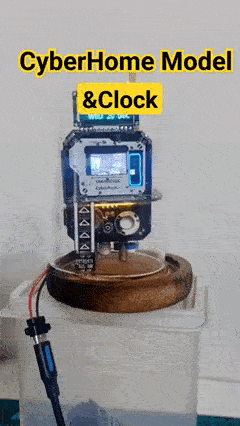 制作一款配有液晶时钟的LED赛博风智能家居模型图5