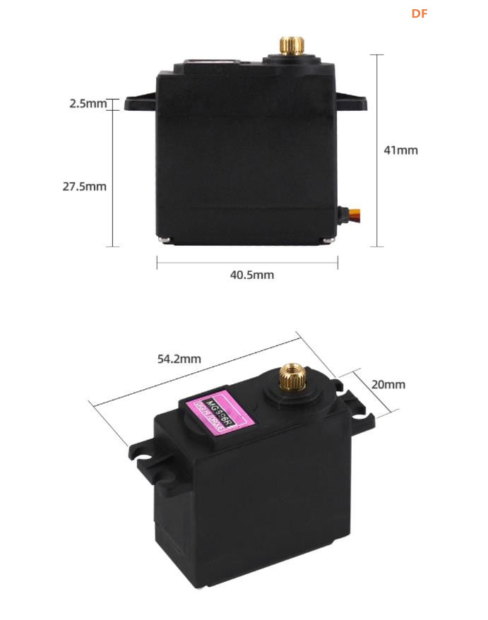 【花雕动手做】ASRPRO语音识别（54）---MG996R 金属齿轮舵机图16