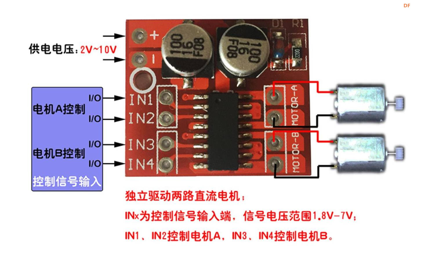 【花雕动手做】ASRPRO语音识别（69）---电机正反转PWM彩屏图4