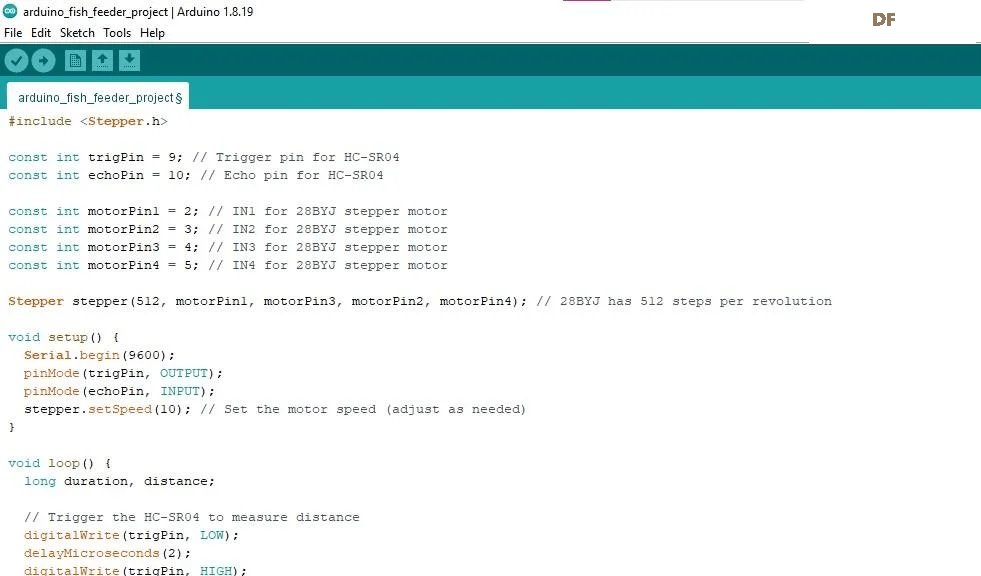 如何用Arduino制作一个简易自动喂鱼器图10