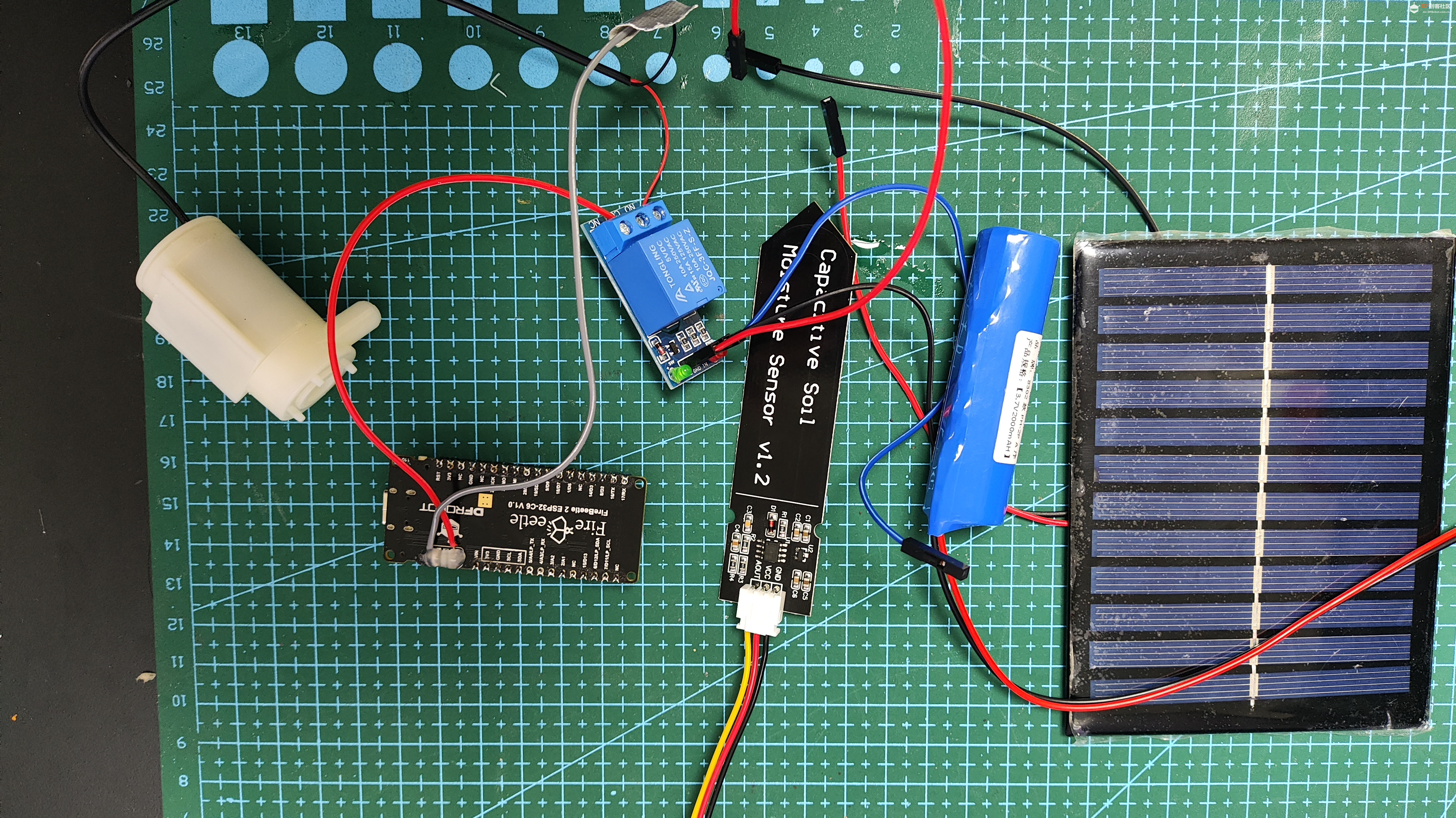 FireBeetle 2 ESP32 C6 试用体验之 自动浇花系统图2