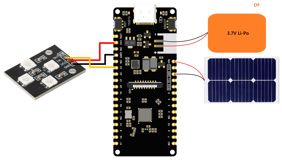 FireBeetle 2 ESP32 C6 制作地震报警器（一）图1