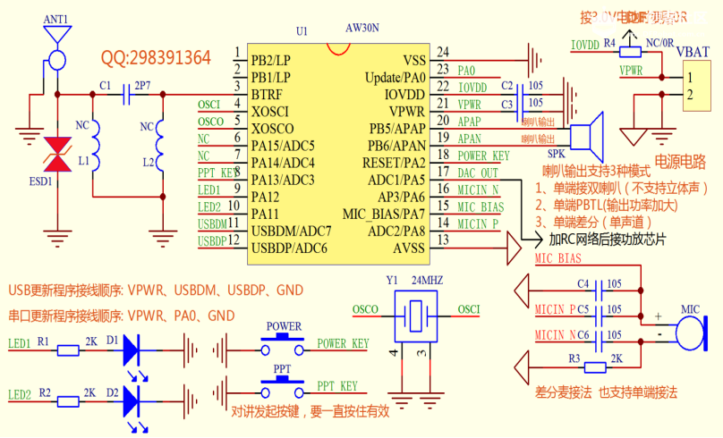 儿童对讲机玩具AW30N方案图1