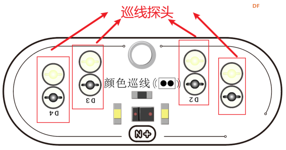 基于掌控板的两轮巡线程序图2