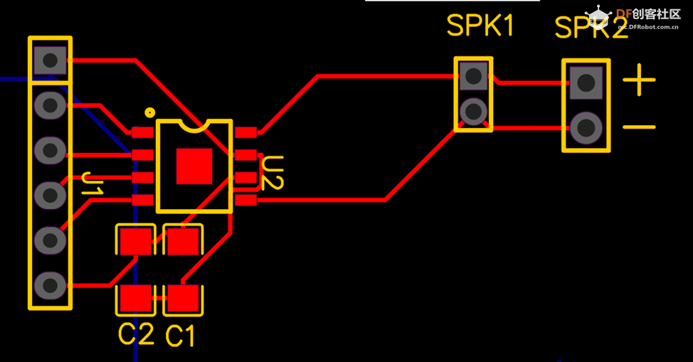 使用 FireBeetle ESP32 测试NS4168图2