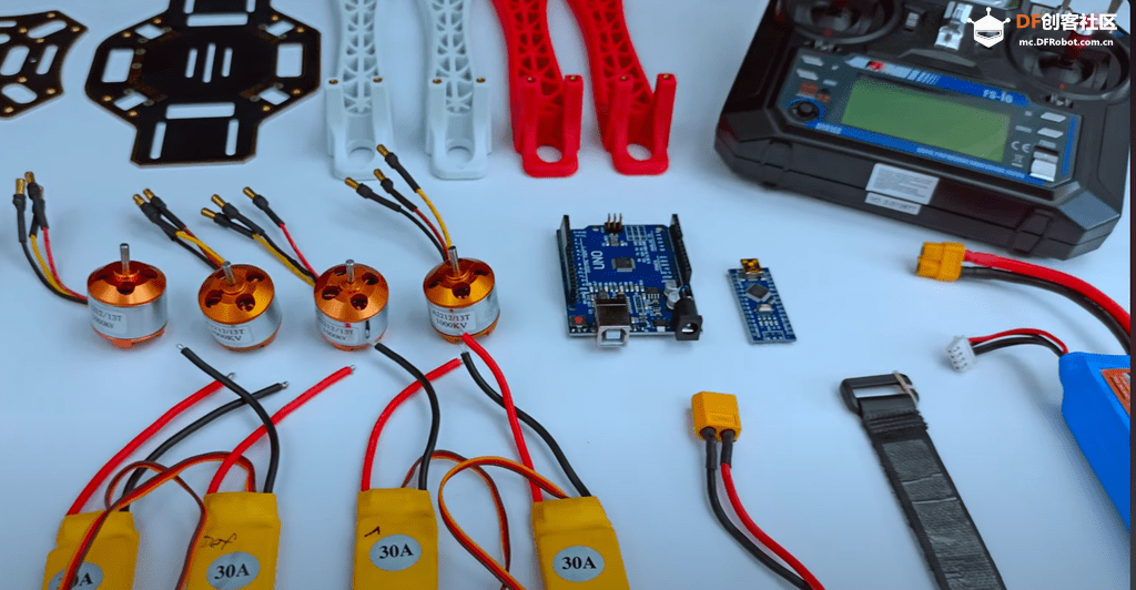 自制Arduino遥控无人机、遥控蓝牙纸飞机、无接触式红...图1