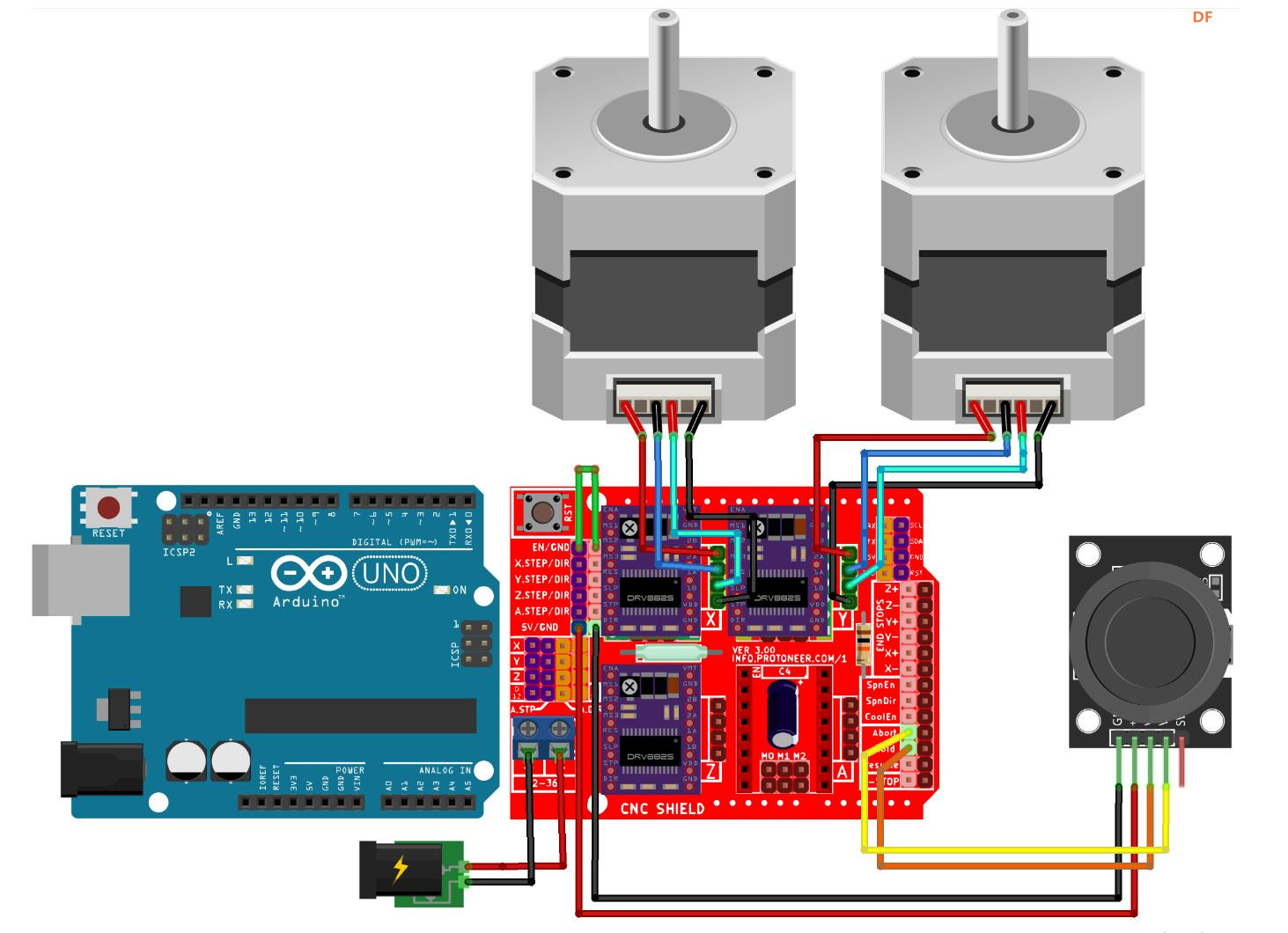 【花雕学编程】Arduino动手做（224）---CNC Shield V3 拓展模块图2