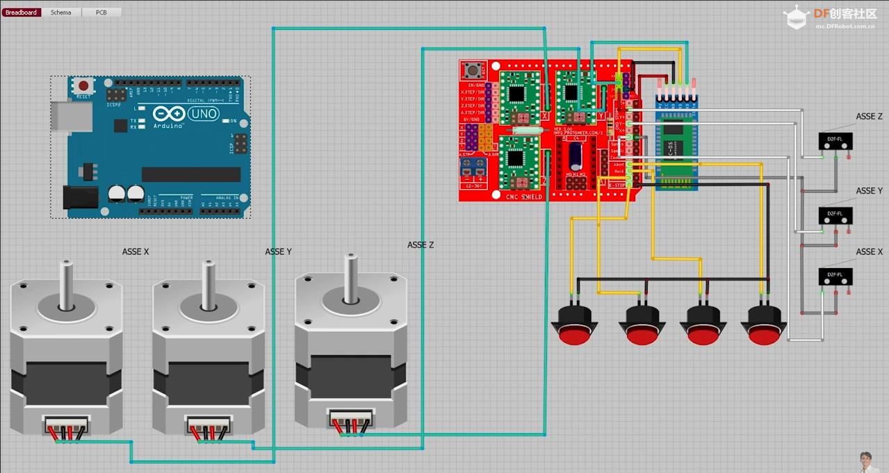 【花雕学编程】Arduino动手做（224）---CNC Shield V3 拓展模块图2