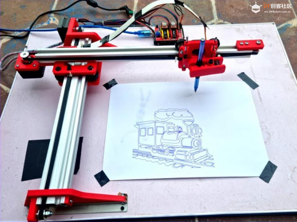 【花雕动手做】尝试自制 Arduino GRBL 笔式 2D 绘图写字机图1