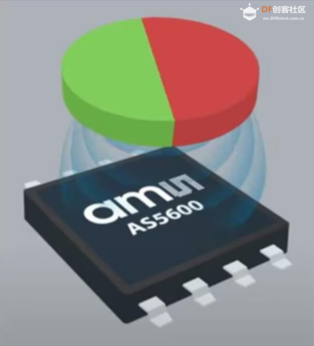 【花雕学编程】Arduino动手做（225）---AS5600磁编码传感器图1