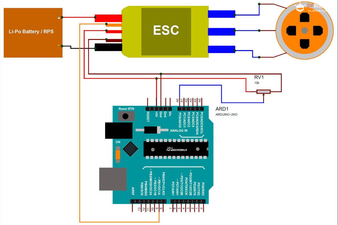 【花雕学编程】Arduino动手做（227）---BLDC ESC 无刷电机图1