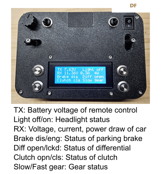 自制ESP32遥控两速全轮驱动车、钓鱼佬利器——智能喂...图5