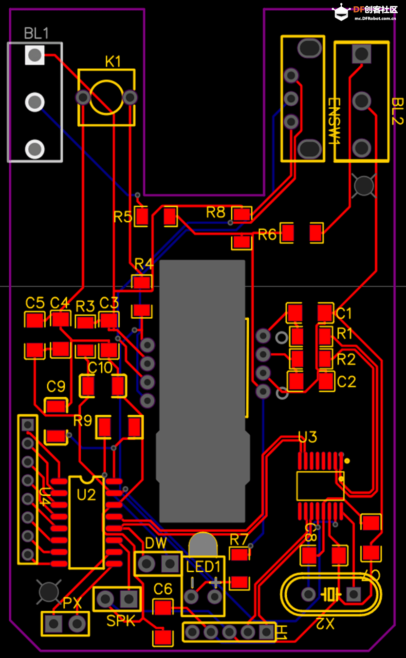 自制ESP32遥控两速全轮驱动车、钓鱼佬利器——智能喂...图14