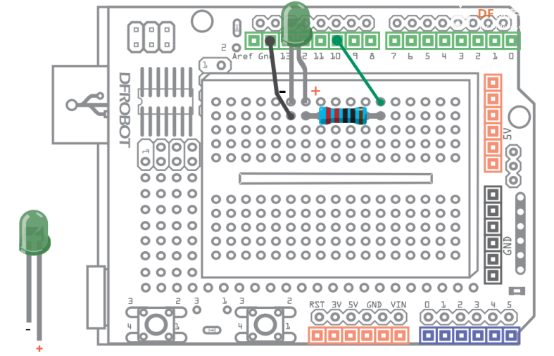 Arduino教程 05 呼吸灯「DFR0100」图2