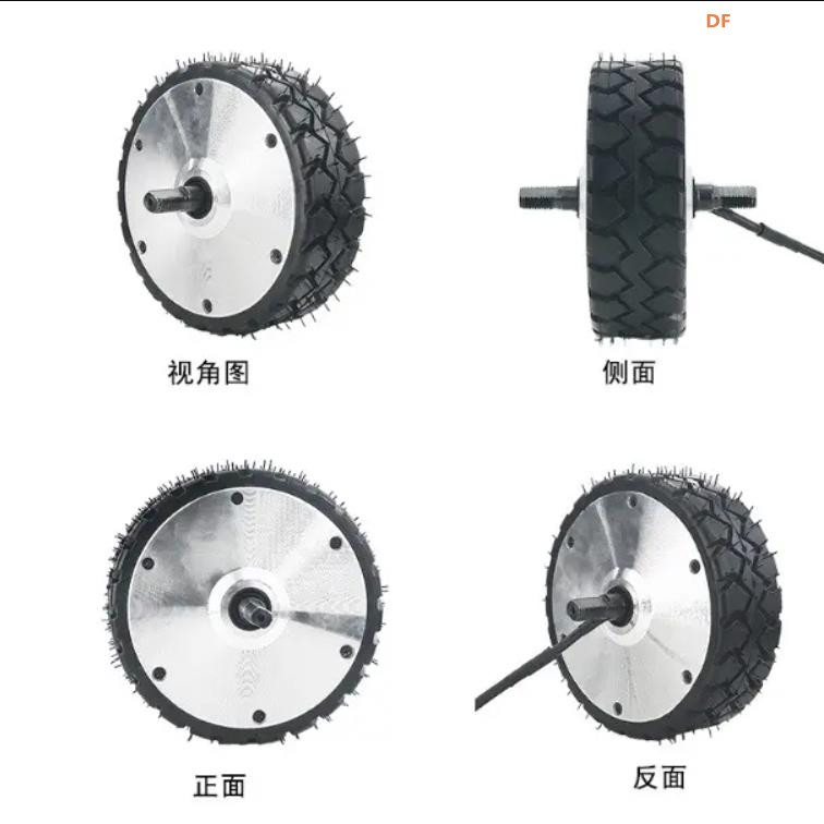 【花雕学编程】Arduino动手做（229）--- 350w机器人轮毂电机图1