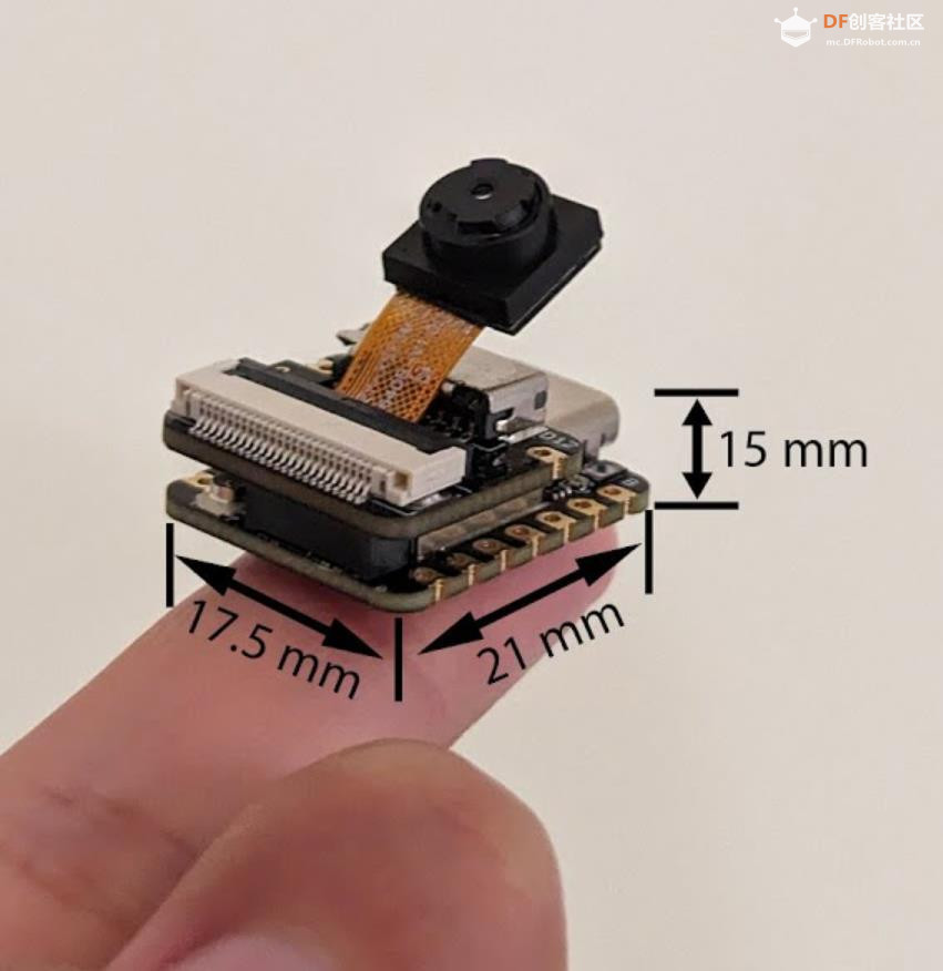 【花雕学编程】Arduino动手做（231）---XIAO ESP32S3 Sense模组图2