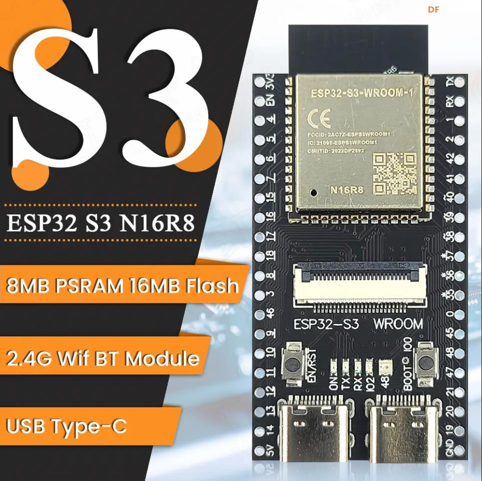 【花雕学编程】Arduino动手做（232）---ESP32-S3 CAM视觉模组图2