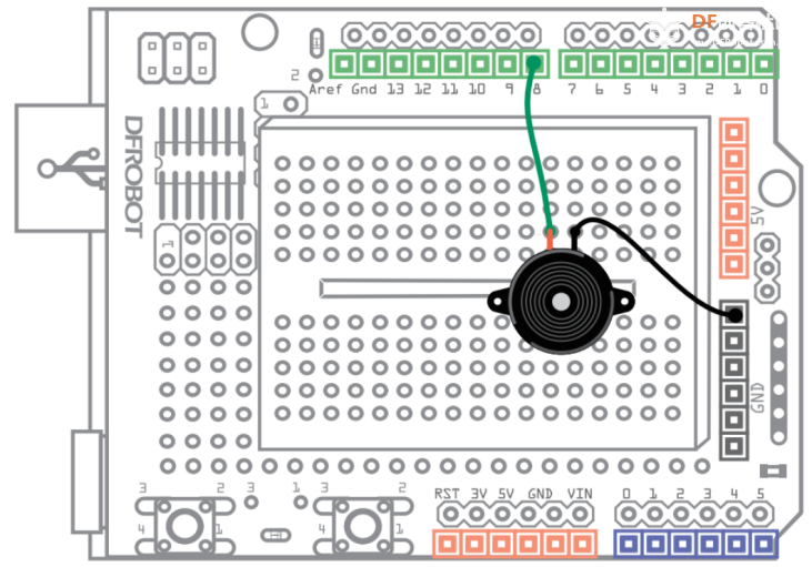 Arduino教程 06 报警器「DFR0100」图2