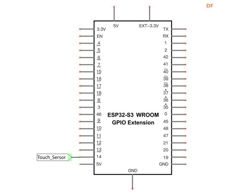 【花雕学编程】Arduino动手做（232）--测试ESP32S3-CAM触摸GPIO图1