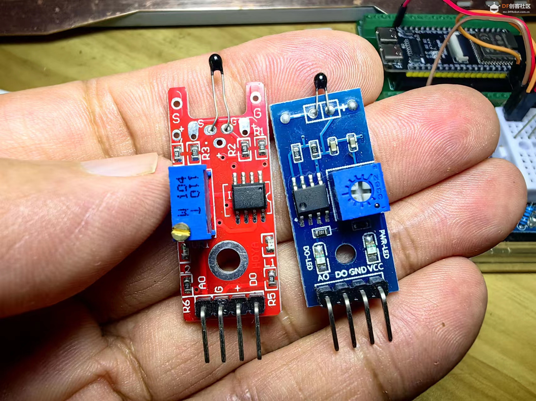 【花雕学编程】Arduino动手做（232）---ESP32S3-CAM热敏温度计图2