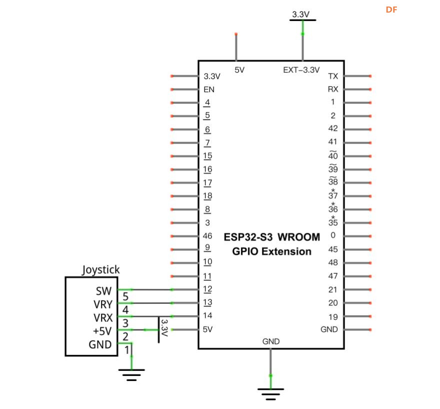 【花雕学编程】Arduino动手做（232）---ESP32S3-CAM 双轴摇杆图1