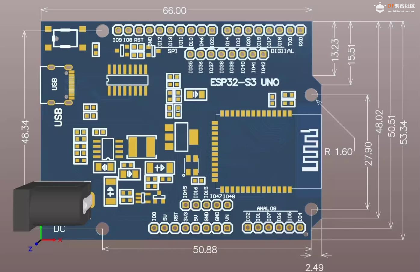 【花雕学编程】Arduino动手做（233）---性能强劲的UNO板子图2