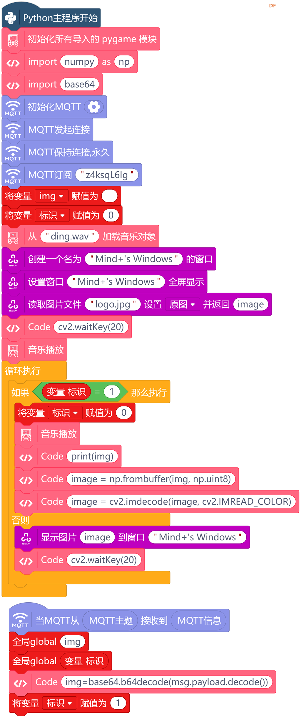 行空板之智能互动艺术展示大屏图9