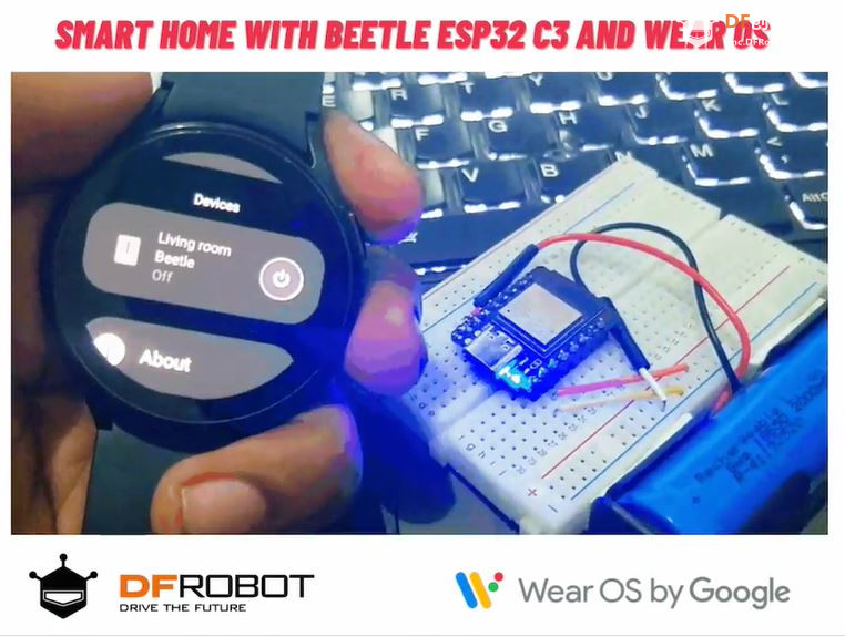 基于 Beetle ESP32 C3 和Wear OS 实现用智能手表控制智能家居图2