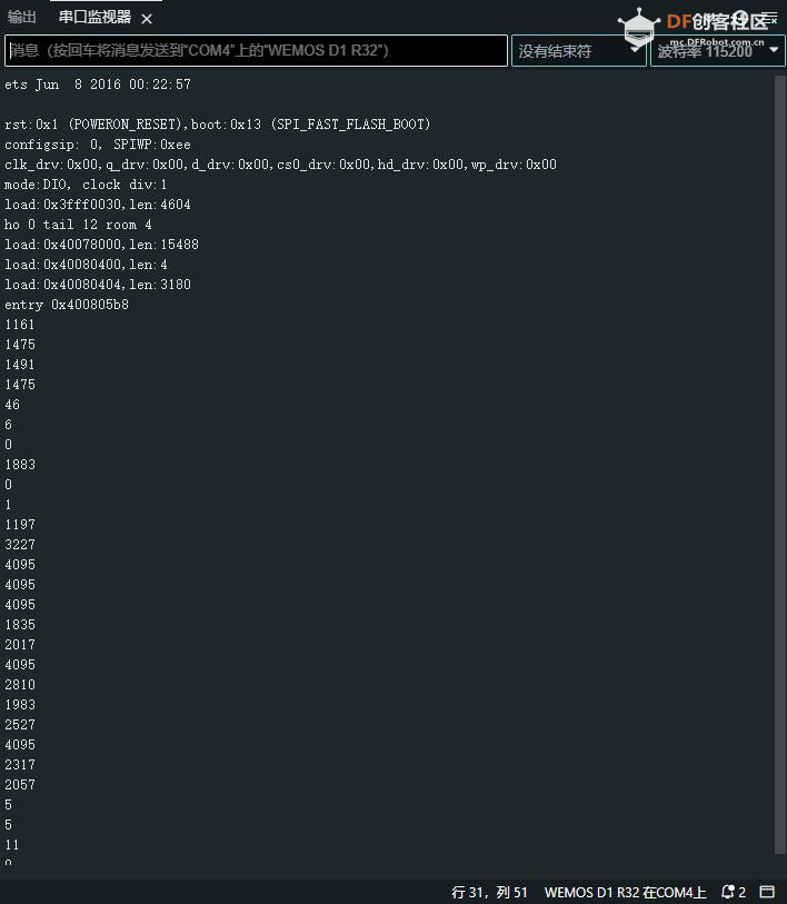 【花雕学编程】Arduino动手做（234）--WeMos D1R32读取模拟量图1