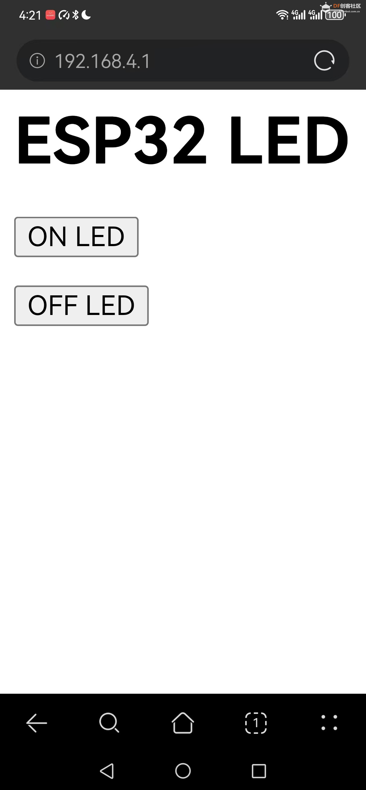 【花雕学编程】Arduino动手做（237）---ESP32 V1 Rev1 HTTP 热点图1