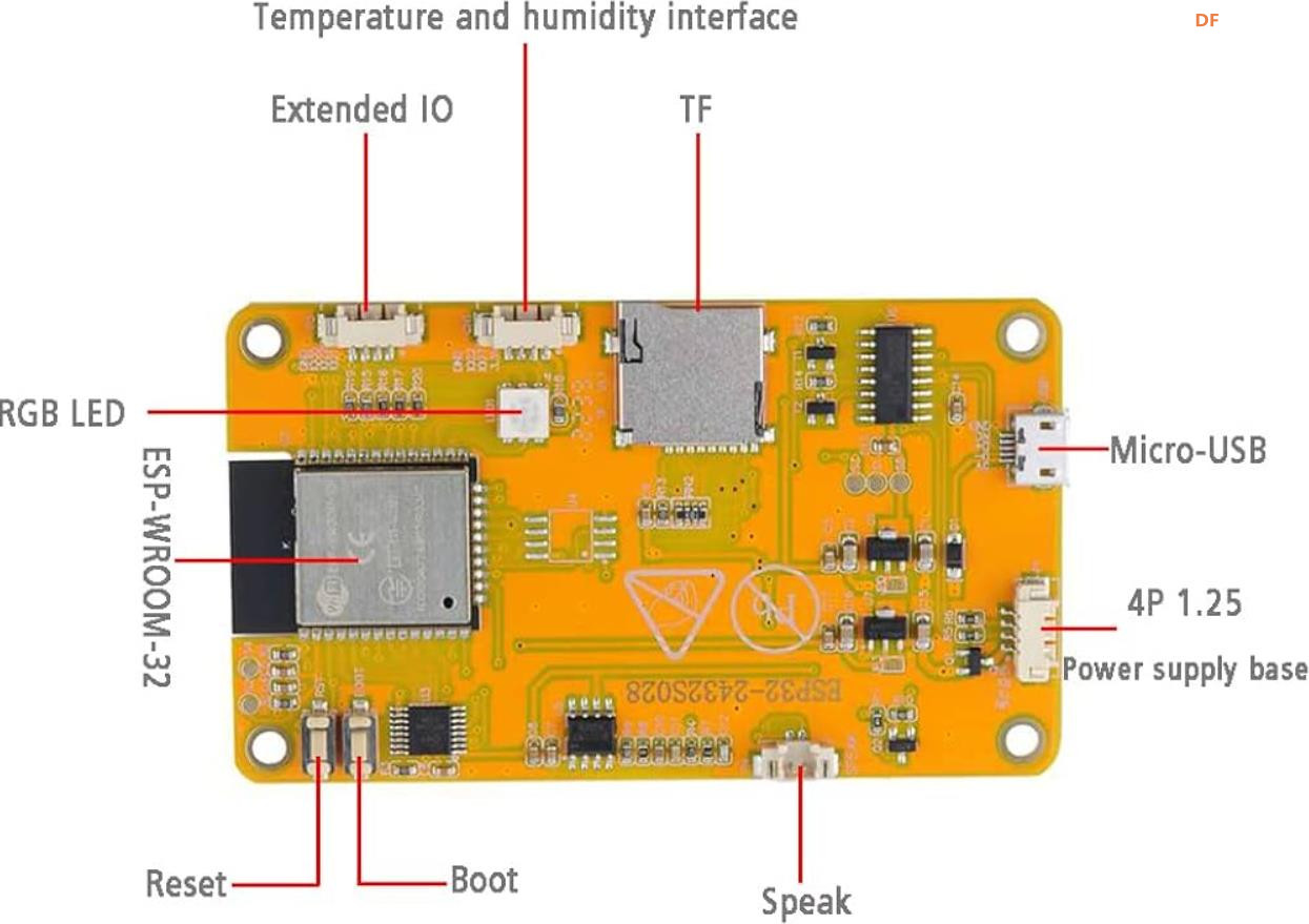 【花雕学编程】Arduino动手做（238）---ESP32-2432S028液晶2.8寸图1