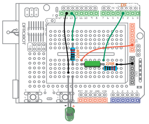 Arduino教程08 震动探测「DFR0100 」图2