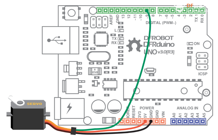 Arduino教程11 舵机初动「DFR0100 」图2