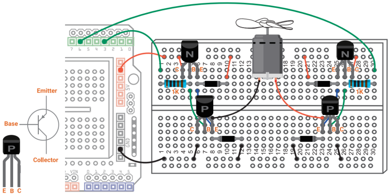 [入门教程]Arduino入门教程24—H桥电路驱动图2