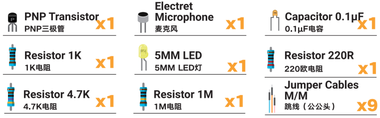 [入门教程]Arduino入门教程25—声控灯图1