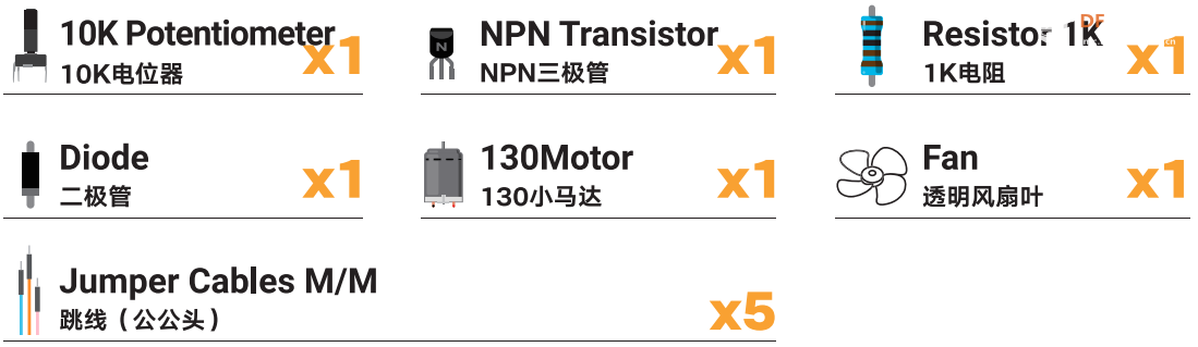 Arduino入门教程23--换挡风扇「DFR0100」图1