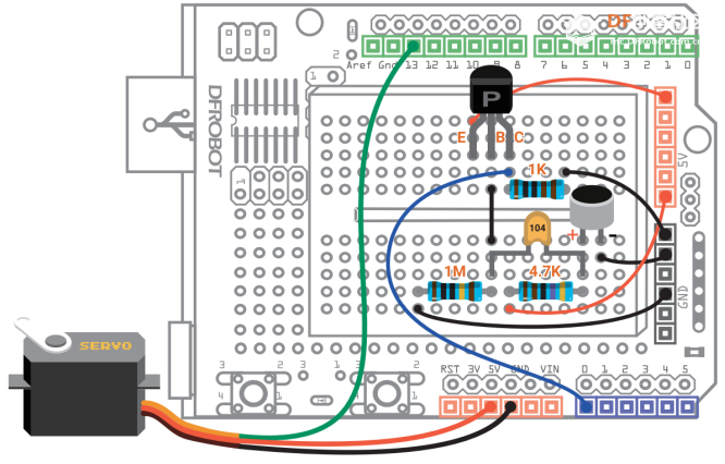 Arduino入门教程26-指针式噪音计图2