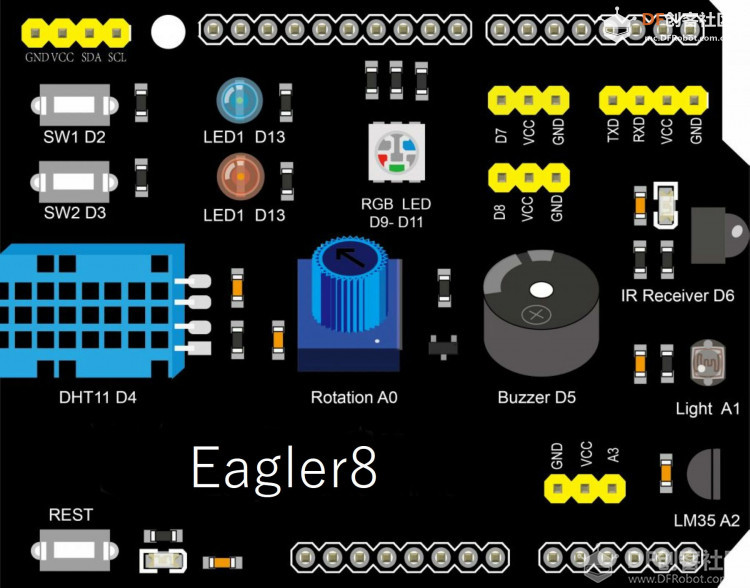 【花雕学编程】常用的Arduino UNO 扩展板/拓展板十二种图2