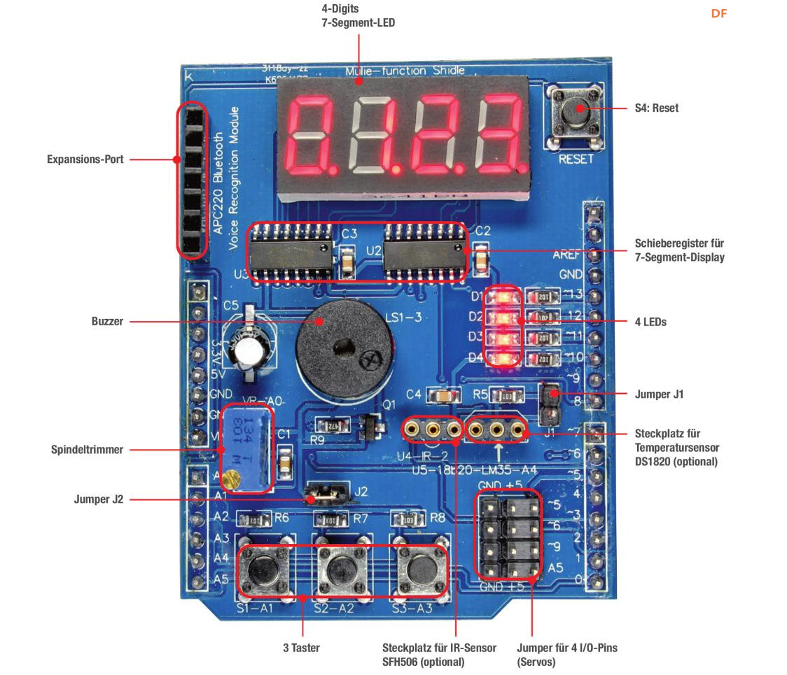 【花雕学编程】常用的Arduino UNO 扩展板/拓展板十二种图2