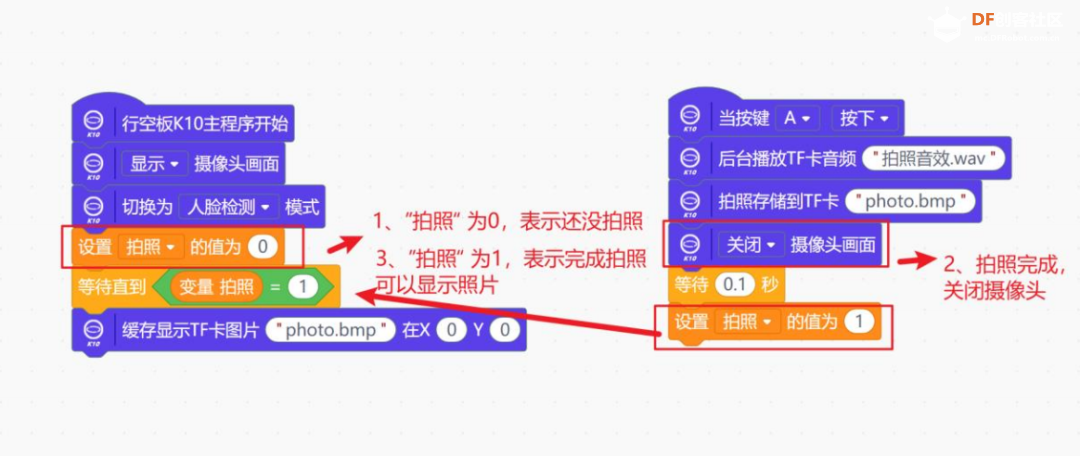 【行空板K10基础入门教程】第07课:K10人脸识别AI 魔法相机图13