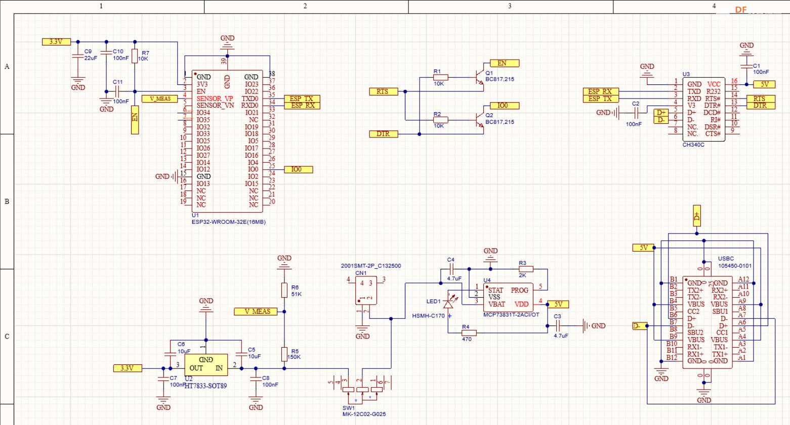 【花雕学编程】Arduino动手做（241）---ESP32 Dev Board CH340图1