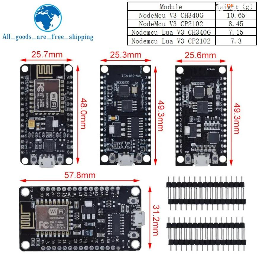 【花雕学编程】Arduino动手做（246）---Nodemcu V3 Lua ESP8266图2