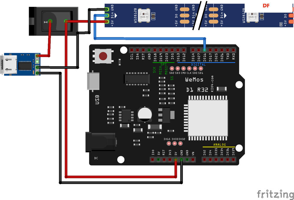 在3x3x12 LED矩阵上玩3D俄罗斯方块图7