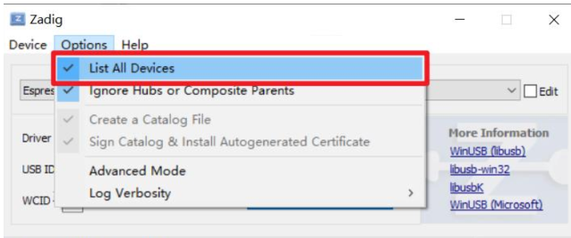 win7系统在Mind+选择端口的位置找不到UNIHIKER K10图7