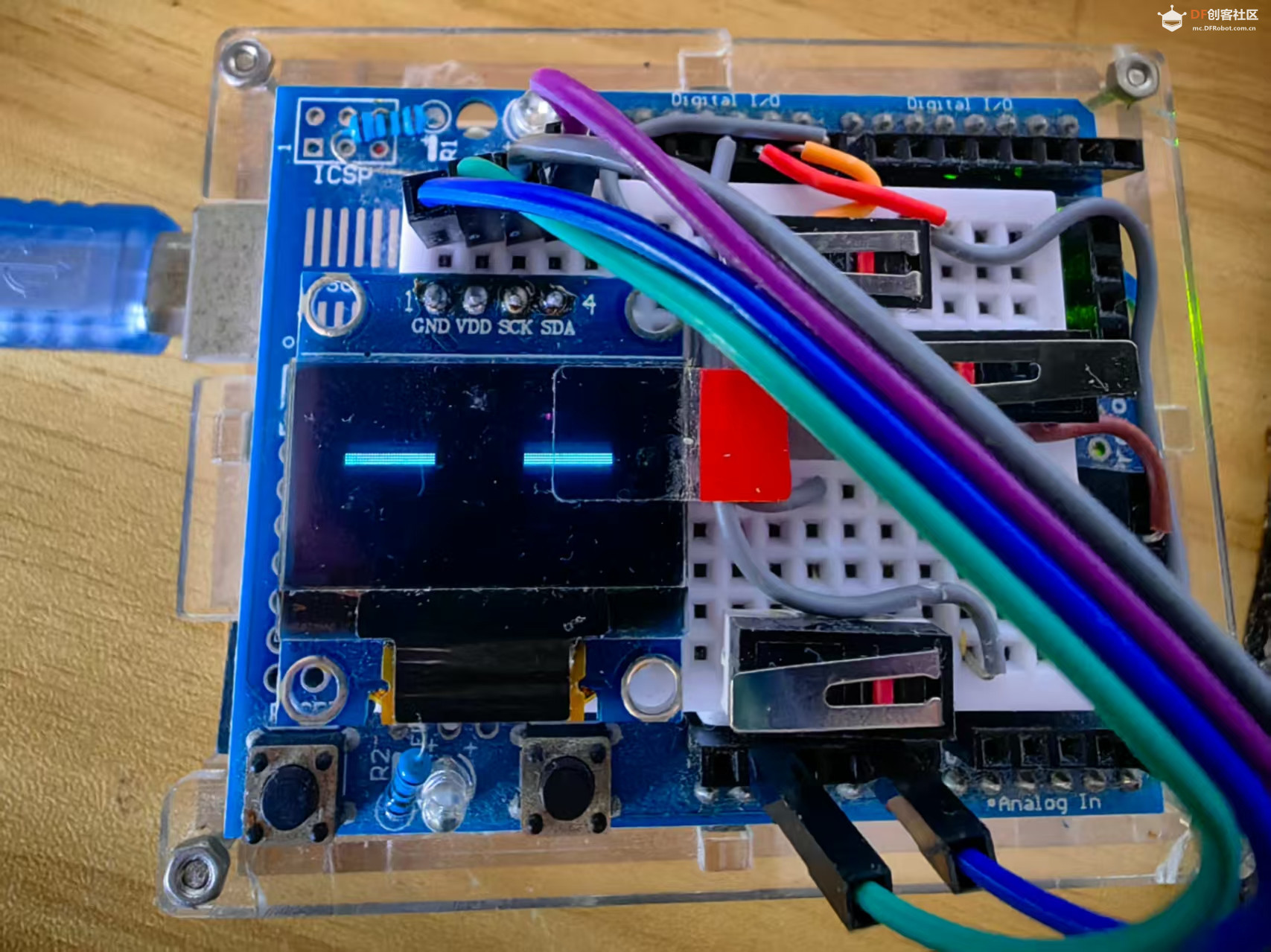 【花雕动手做】为Arduino机器人创建迷人的OLED眼睛动画！图1