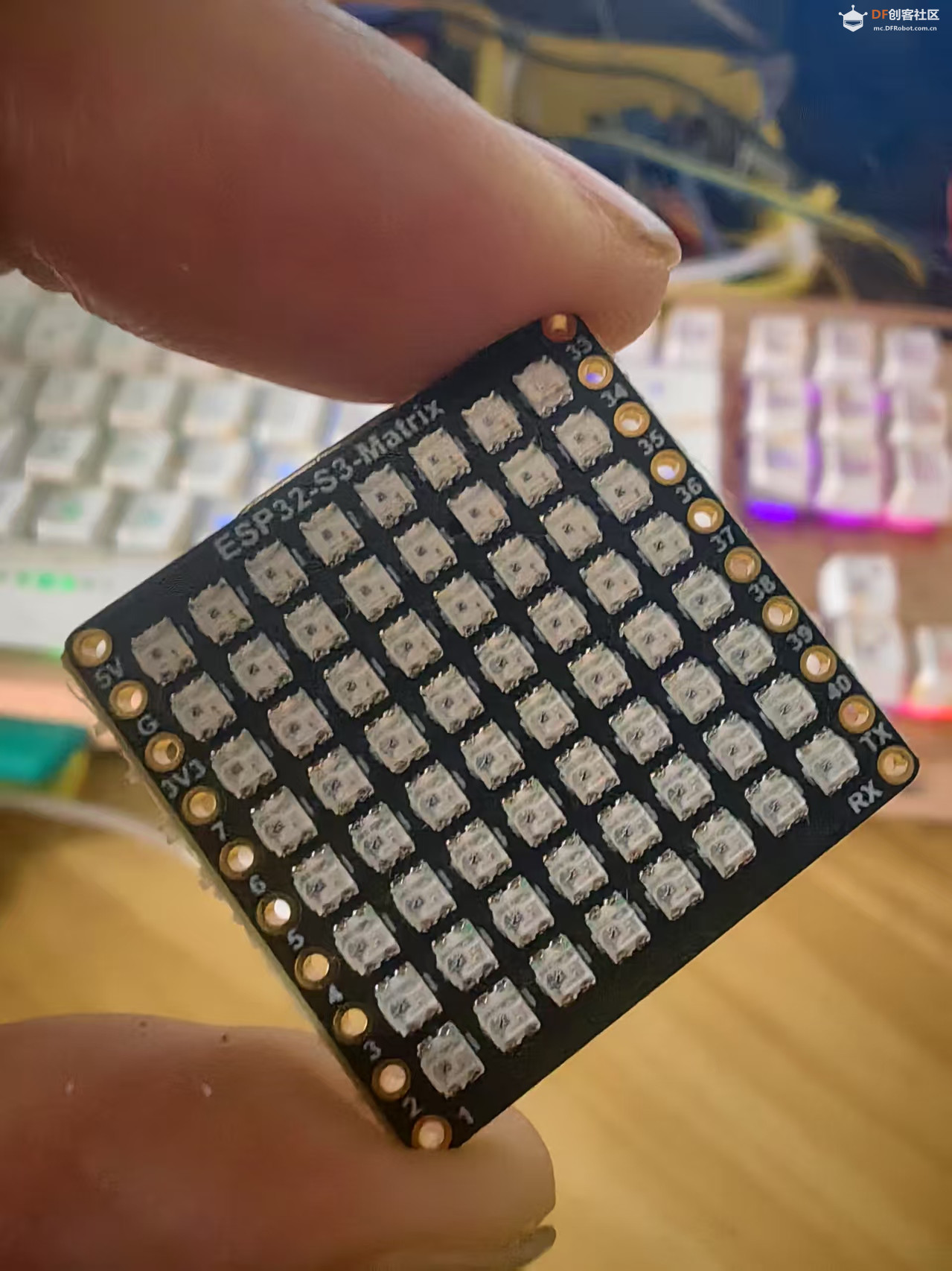 【花雕学编程】Arduino动手做（252）---Matrix 单灯遍历显示图2