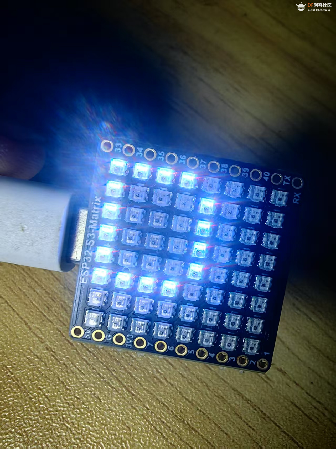 【花雕学编程】Arduino动手做（252）---Matrix显示文本字符图2