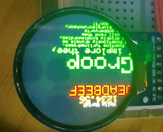 【花雕学编程】Arduino动手做（249）--GC9A01屏39个特色案例图2